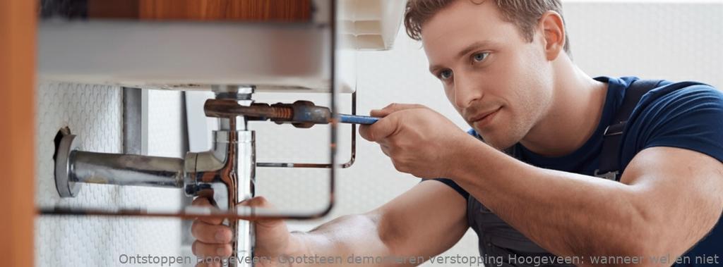 Gootsteen demonteren verstopping Hoogeveen: wanneer wel en niet