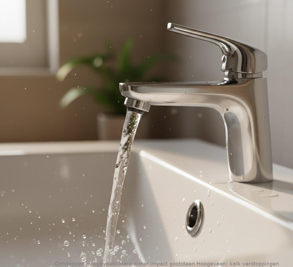 Hard water impact gootsteen Hoogeveen: kalk verstoppingen