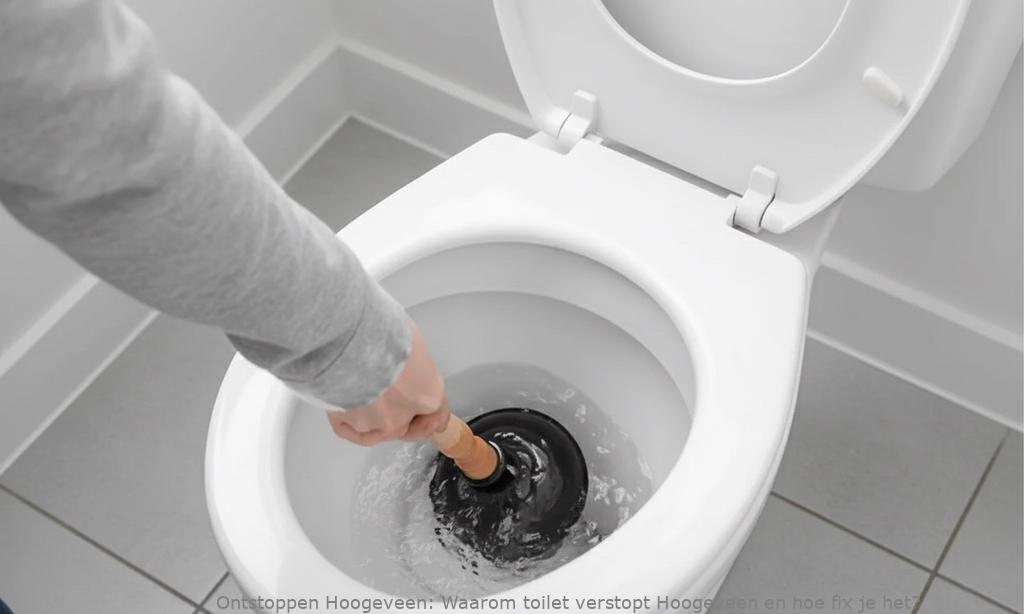 Waarom toilet verstopt Hoogeveen en hoe fix je het?